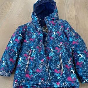 Girls insulated Kamik ski coat size 12 EUC